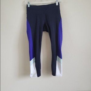 Athleta Navy and Purple Leggings